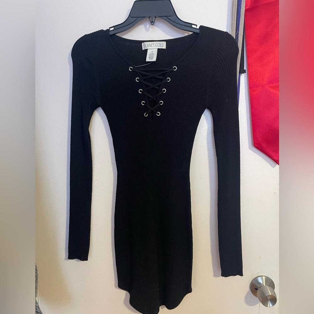 Black Planet Gold Dress
